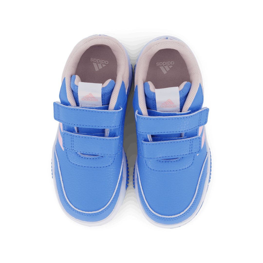 Chaussures à scratch Tensaur Bleu éclatant / Rose clair / Blanc nuage