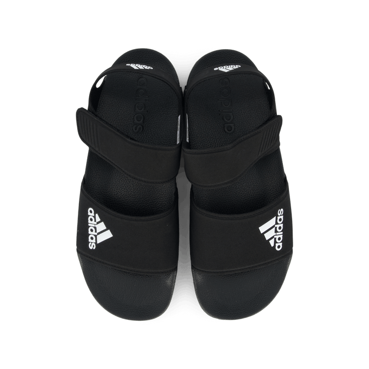 Sandales Adilette Noir de base / Blanc nuage / Noir de base