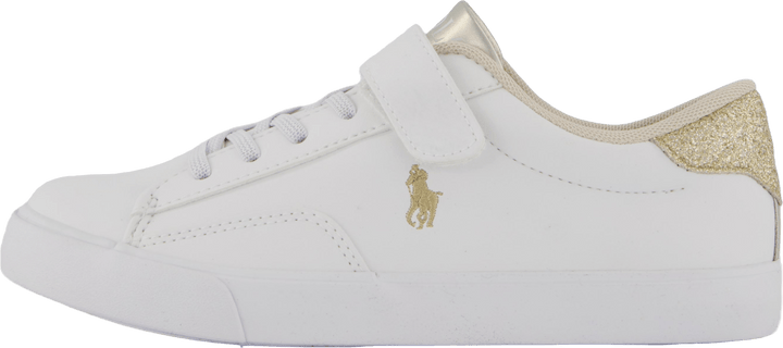 Theron V Ps Weiß Glatt Pu/Gold Metallick