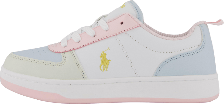 Polo Court Ii C-bianco burattato/lt rosa/lt blu