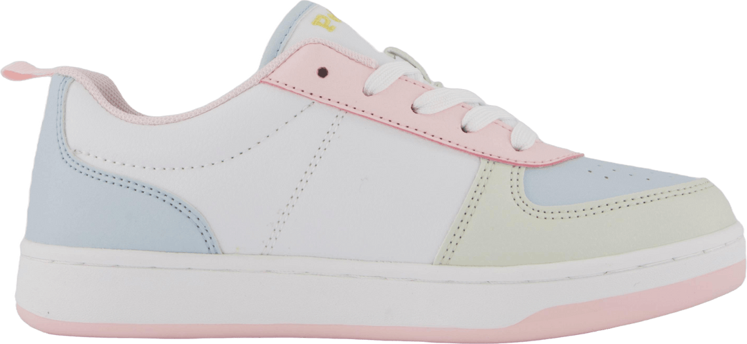 Polo Court Ii C-bianco burattato/lt rosa/lt blu