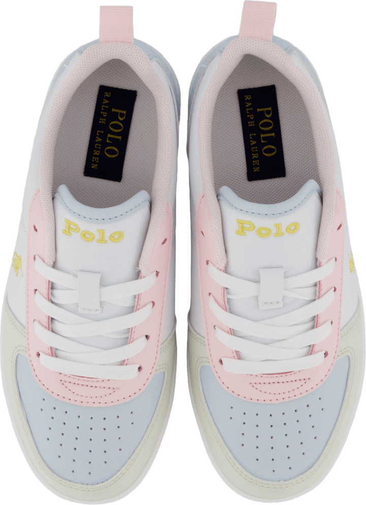 Polo Court Ii C-bianco burattato/lt rosa/lt blu