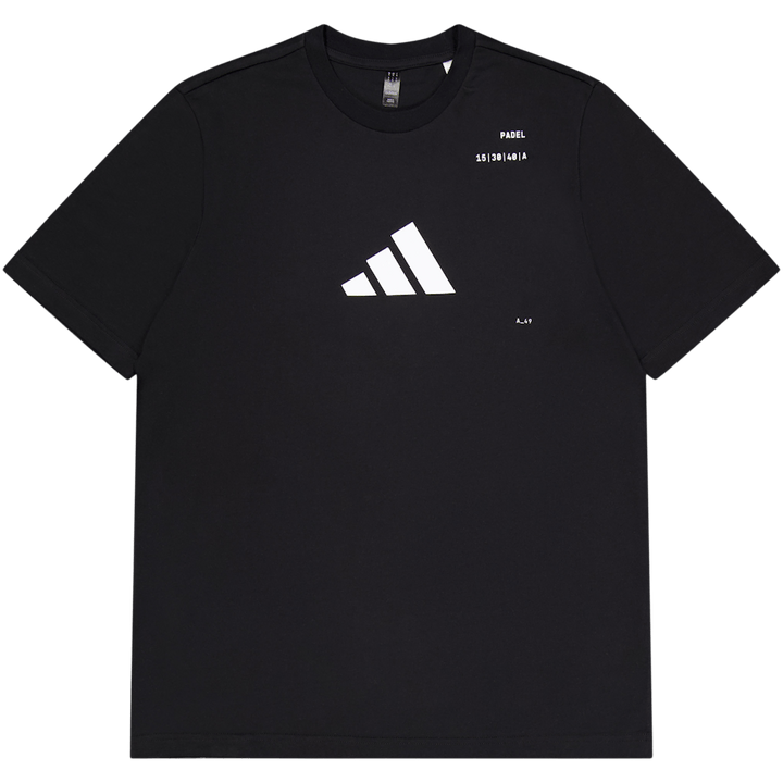 Padel Graphic Tee Black