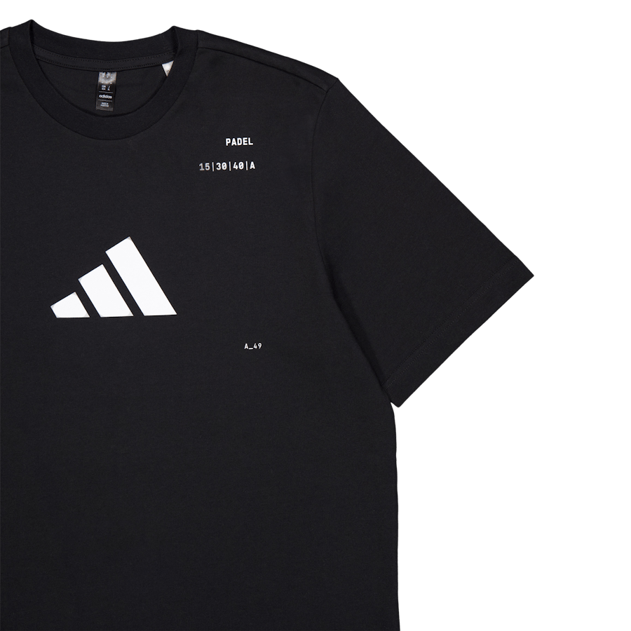 Padel Graphic Tee Black