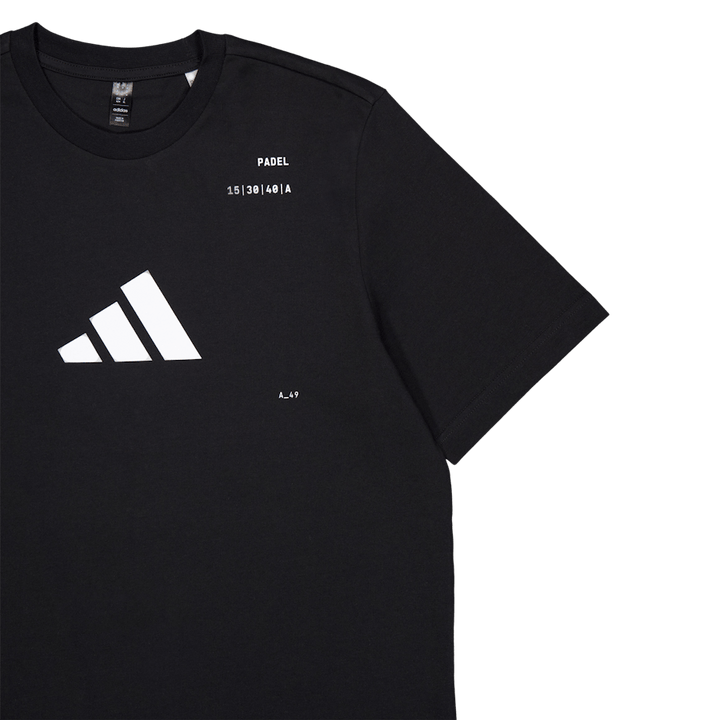 Padel Graphic Tee Black