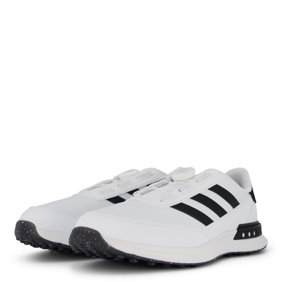 S2G Spikeless BOA 24 Wide Golfkengät Cloud White / Core Black / Cloud White / Pilvi Valkoinen