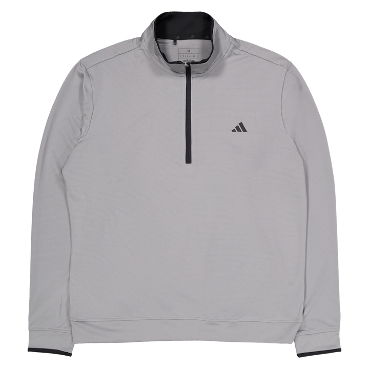 Ľahký top s polovičným zipsom Grey Three