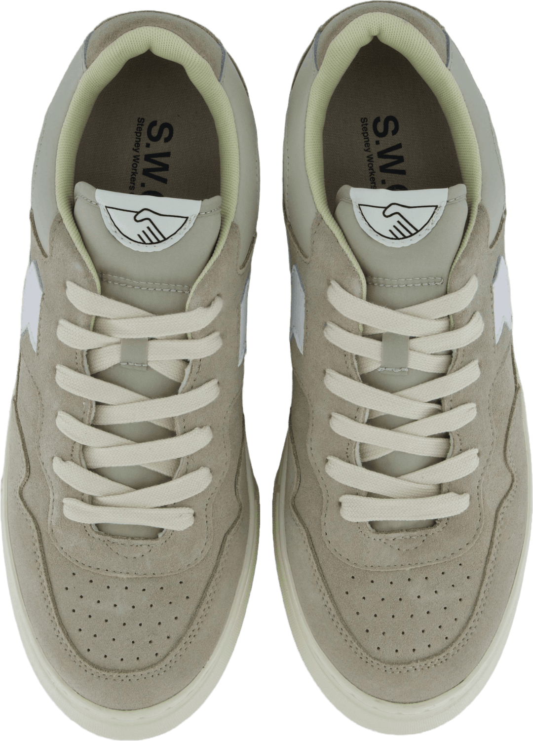 Pearl S-strike Wildleder Grau & Weiß
