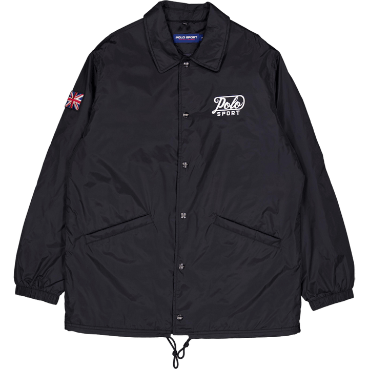 Nylon-ps Trenerjakke Polo Svart