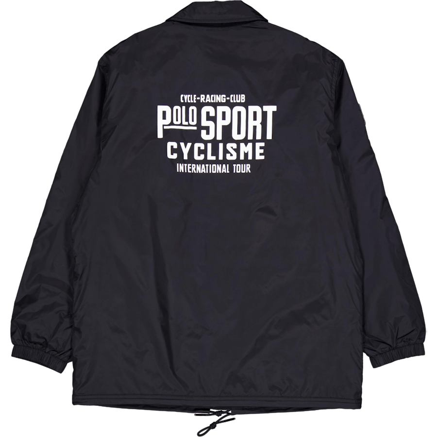 Nylon-ps Trenerjakke Polo Svart