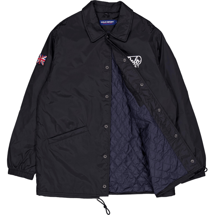 Nylon-ps Trenerjakke Polo Svart