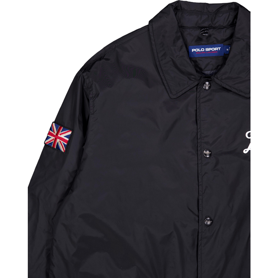 Nylon-ps Trenerjakke Polo Svart
