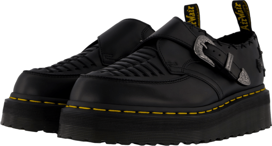 Ramsey Quad Monk Black Smooth