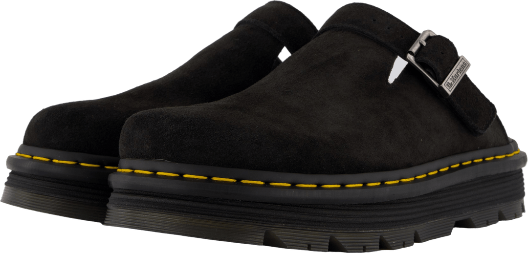 Mule Zebzag Noir E.h Suede