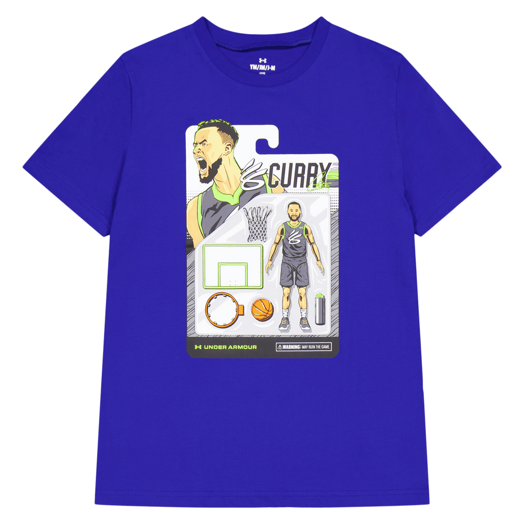 Curry Animerad T-shirt 1 Royal