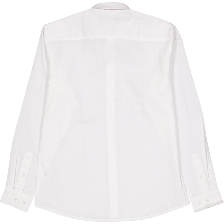 Puuvillane / linane särk L/s Valge 02