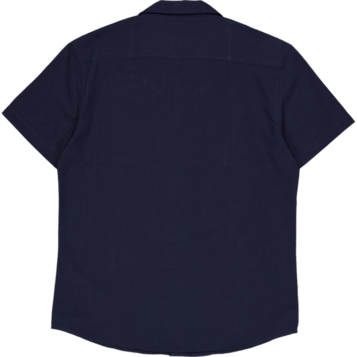 Bowling Julius Seersucker Shir Navy