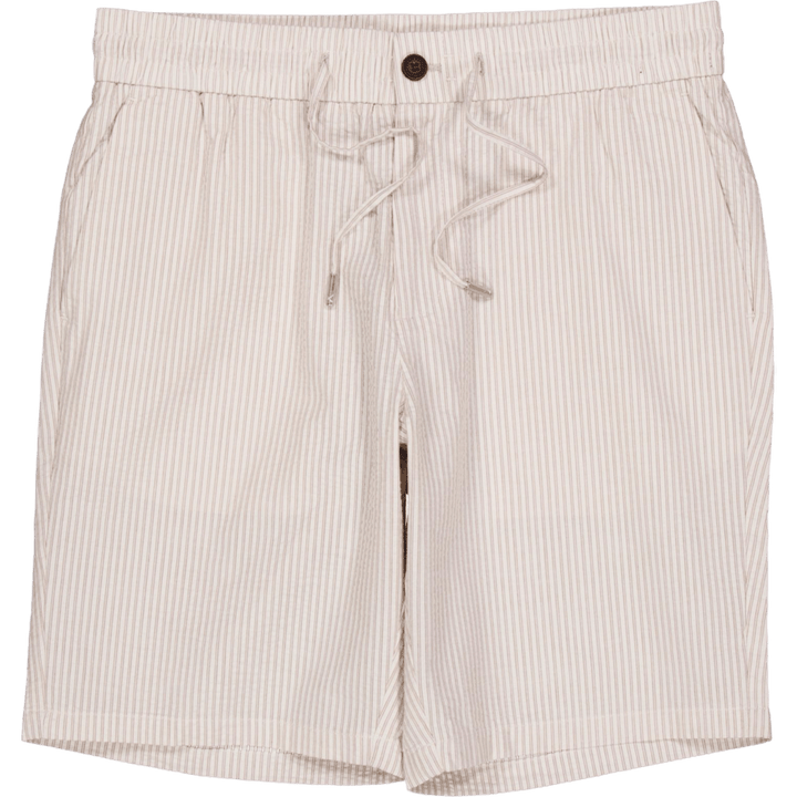 Barcelona Matti Seersucker Sho Ecru/khaki Stripe raidallinen