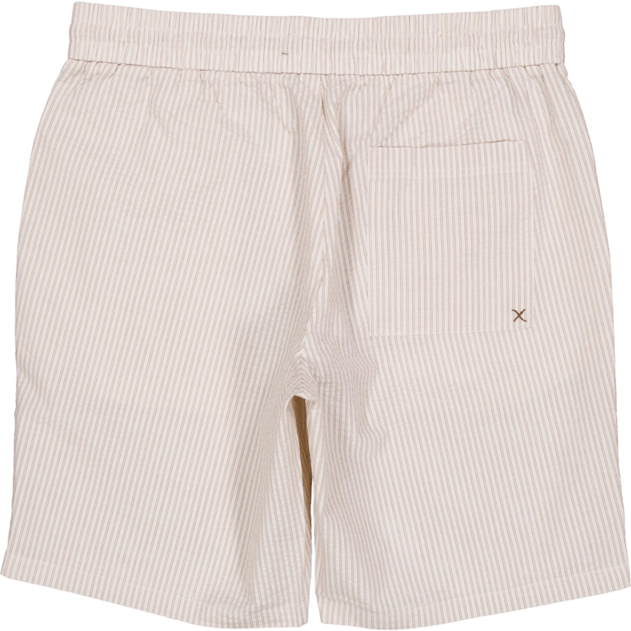 Barcelona Matti Seersucker Sho Ecru/khaki Stripe raidallinen