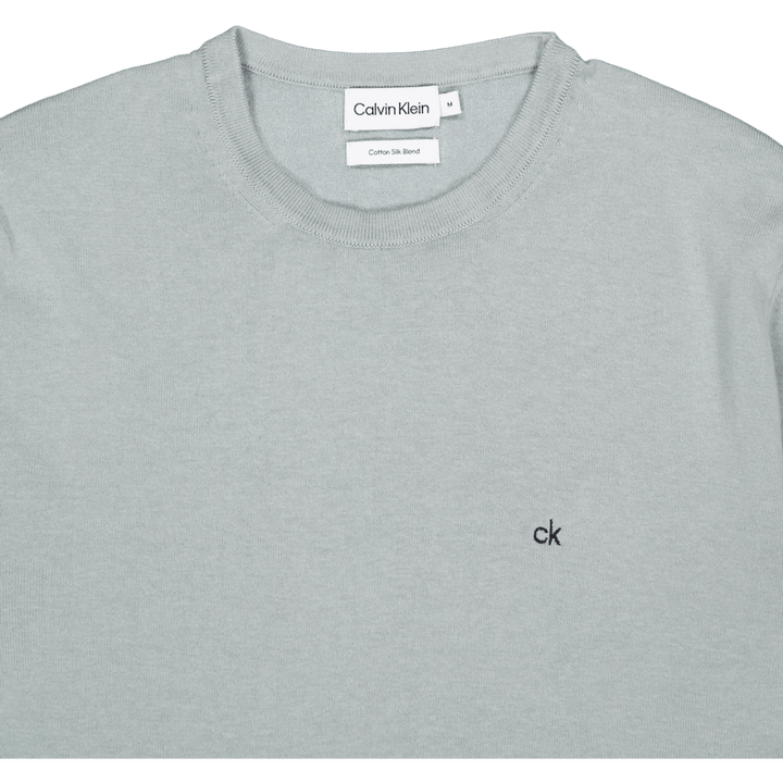 Bavlnený hodvábny sveter Pff-slate Gray