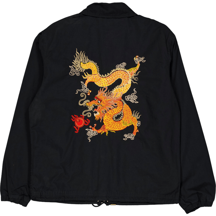 Polo noir avec veste d'entraîneur Dragon pour le Nouvel An lunaire