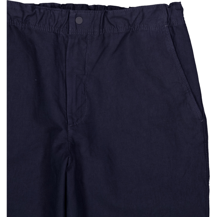 Ezra Relaxed Cotton Linen Trou Dark Navy