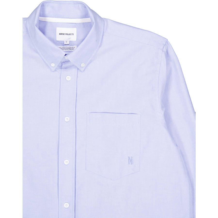 Algot Oxford Monogram Pale Blue