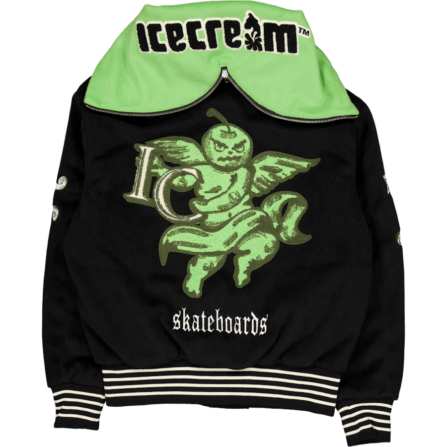 Cherub Cheerleader Jacket Black
