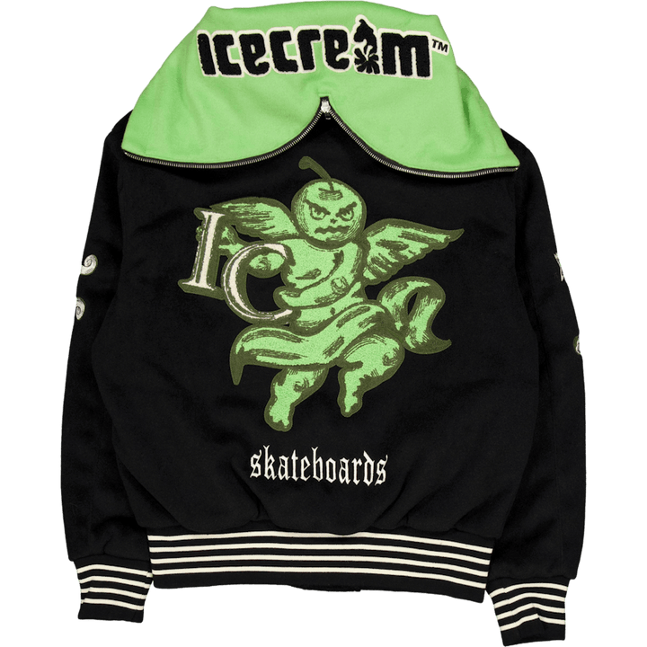 Cherub Cheerleader Jacket Black