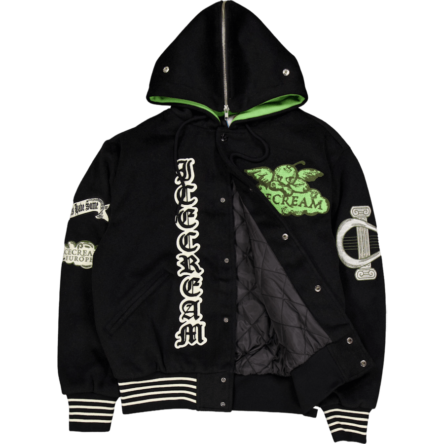 Cherub Cheerleader Jacket Black