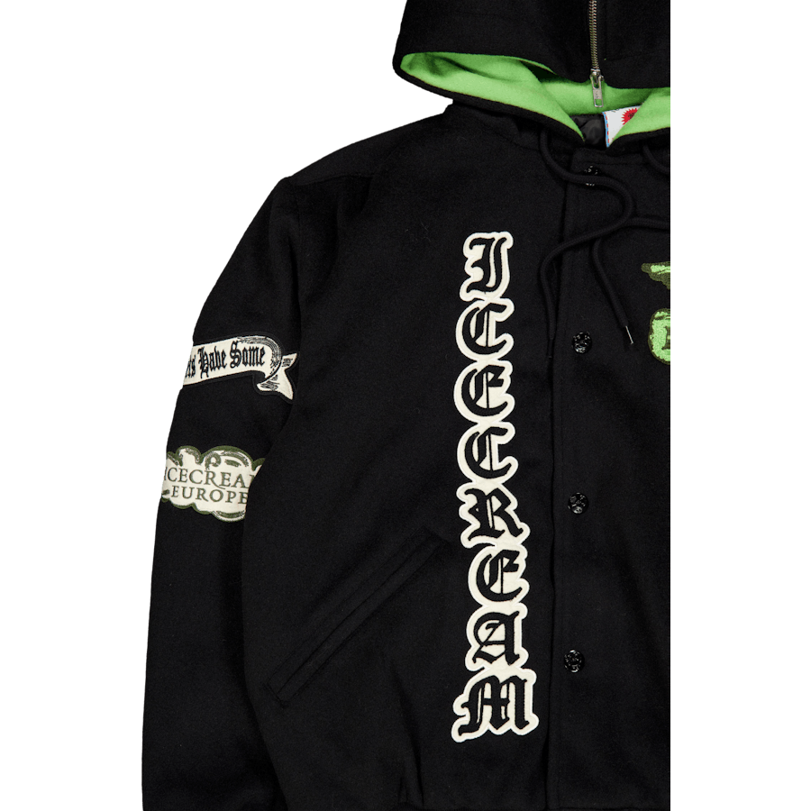 Cherub Cheerleader Jacket Black