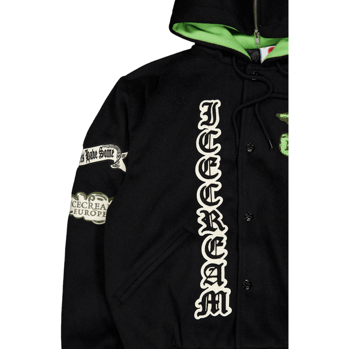 Cherub Cheerleader Jacket Black