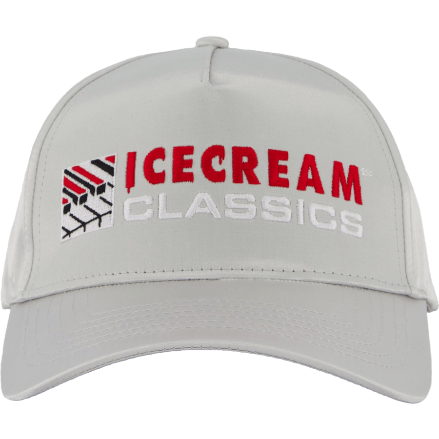 Piano Satin Trucker Argent