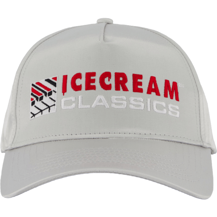 Piano Satin Trucker Argent