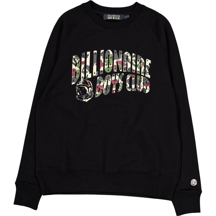 Duck Camo Arch Logo Crewneck Black