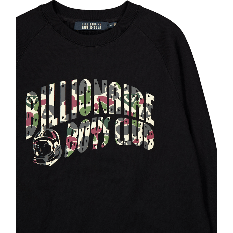 Duck Camo Arch Logo Crewneck Black