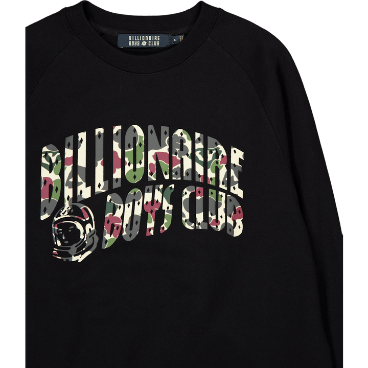 Duck Camo Arch Logo Crewneck Black