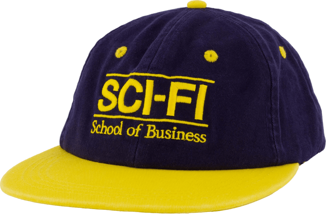 Cappello School Of Business giallo/marino