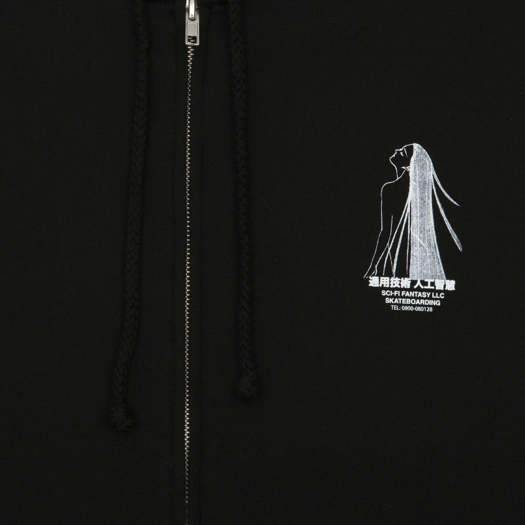 Spiritual Darkness Zip Hood Schwarz