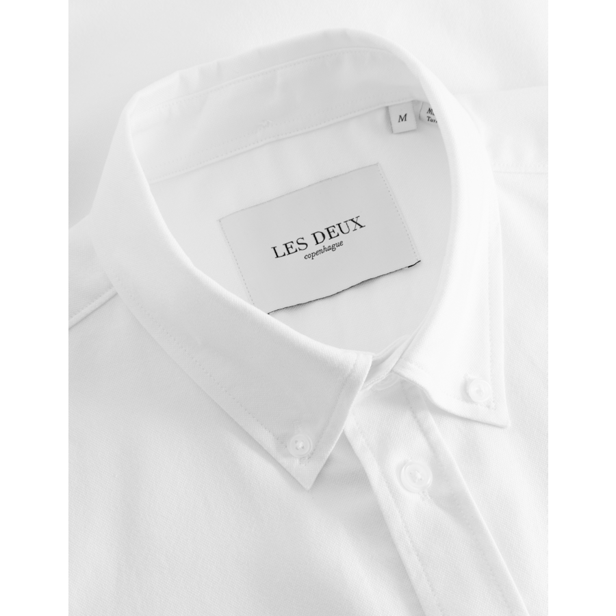 Konrad Oxford Shirt White