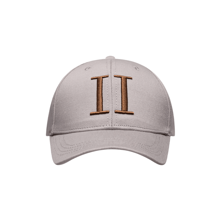 Encore Organic Baseball Cap Light Grey/terracotta