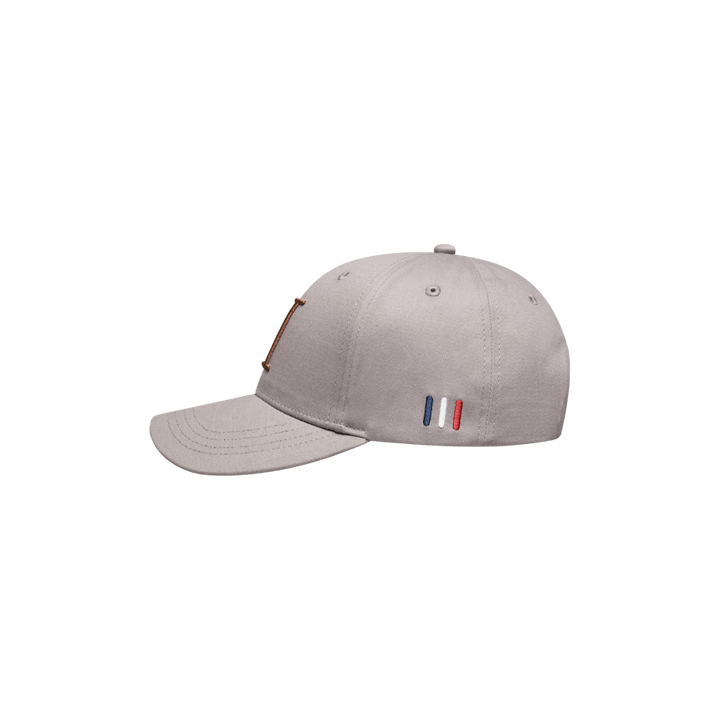 Encore Organic Baseball Cap Light Grey/terracotta