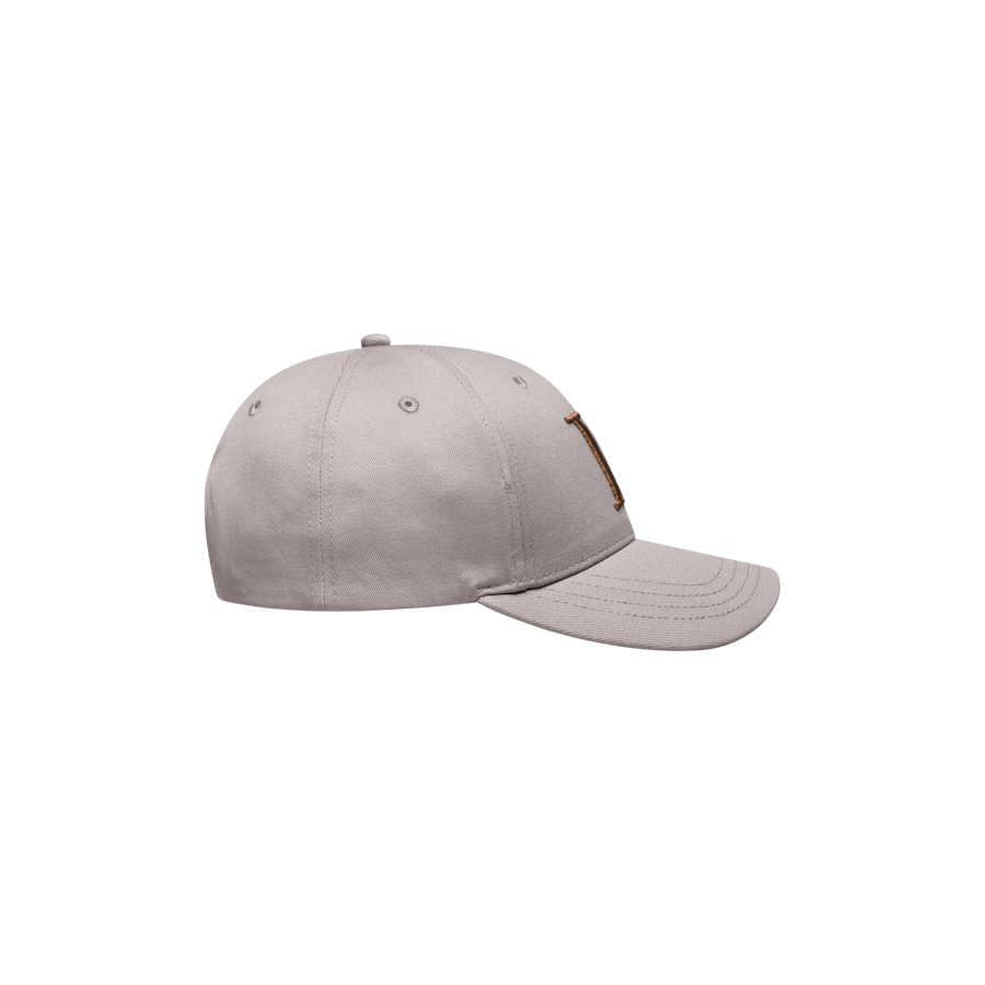 Encore Organic Baseball Cap Light Grey/terracotta