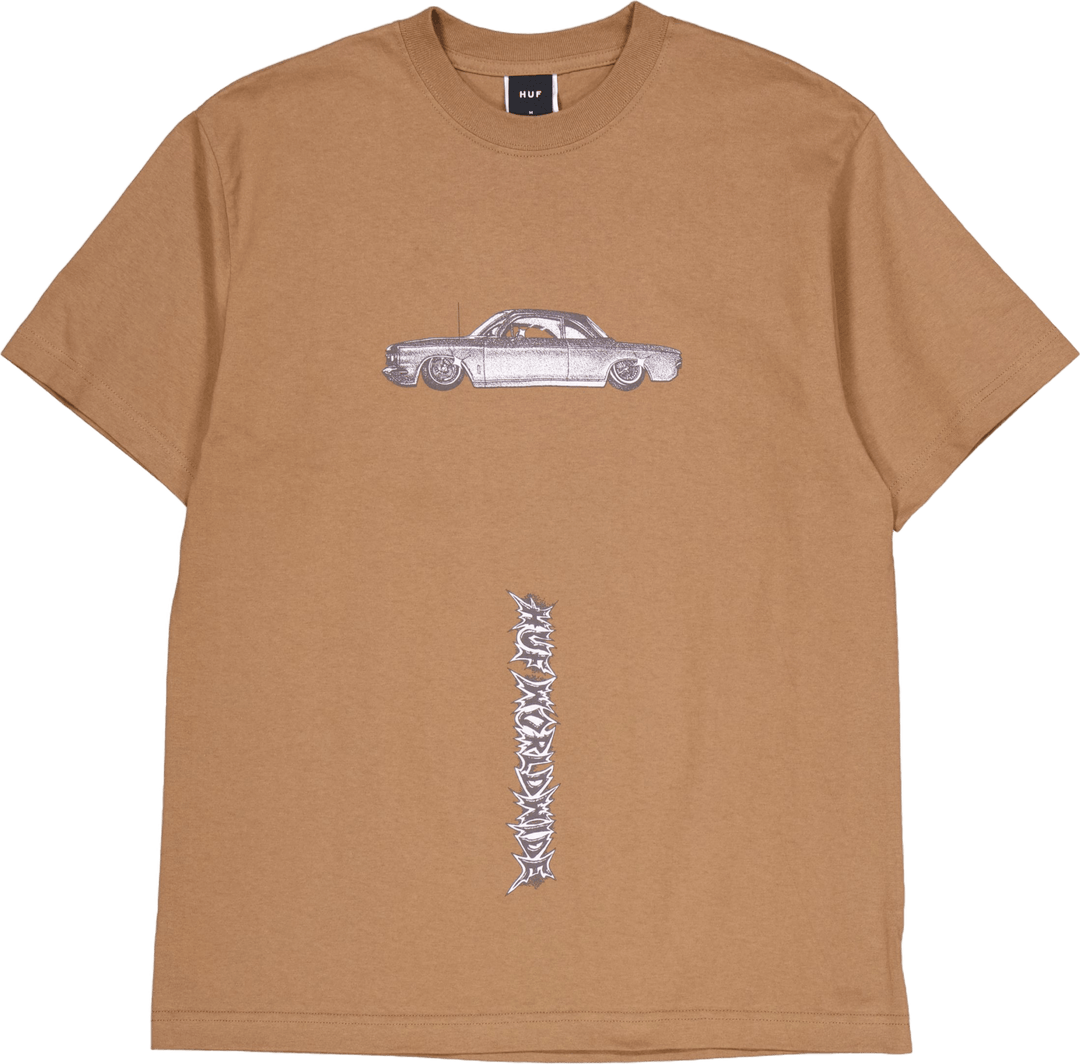 Huf Car Club S/s Tee Camel