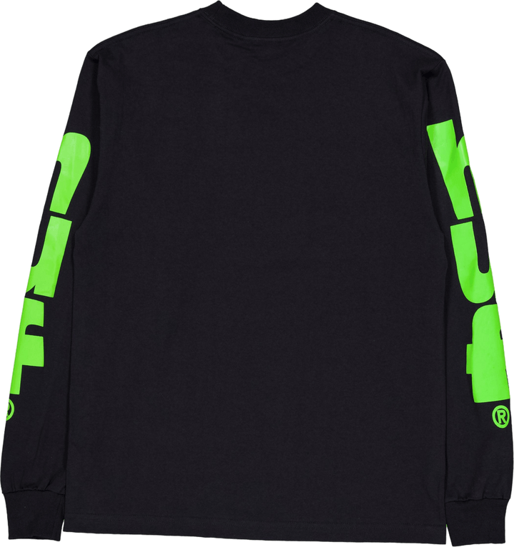 Megablast Stretch L/s Tee Black
