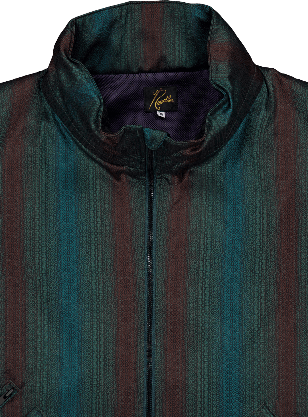 Cappotto Sur con cappuccio Needles - Poly B-verde/marrone