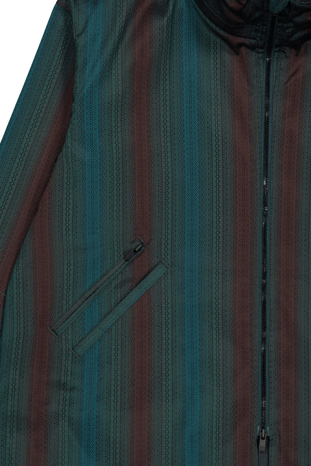 Cappotto Sur con cappuccio Needles - Poly B-verde/marrone