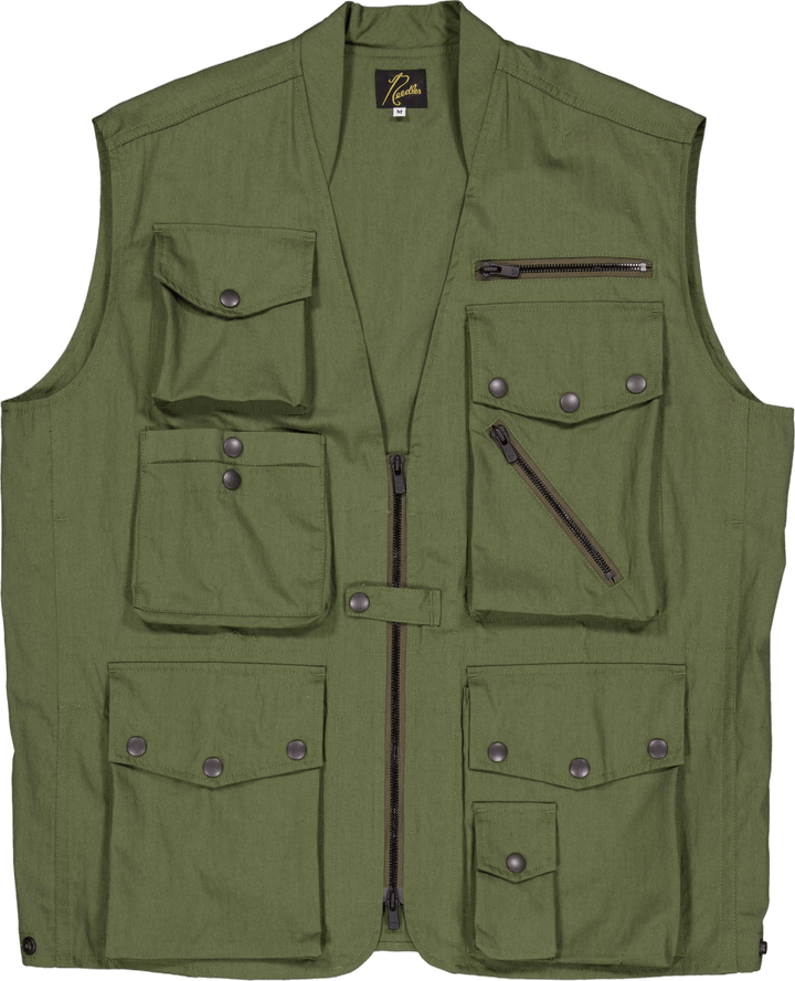 Gilet da campo Needles - C/n Oxfor A-olive