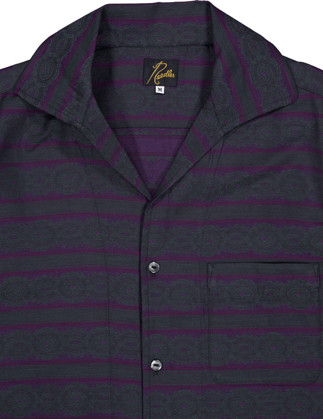 Needles S/s Włoski kołnierzyk Shi A-zielony