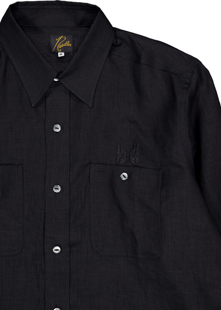 Chemise de travail Needles - Lin Can D-noir